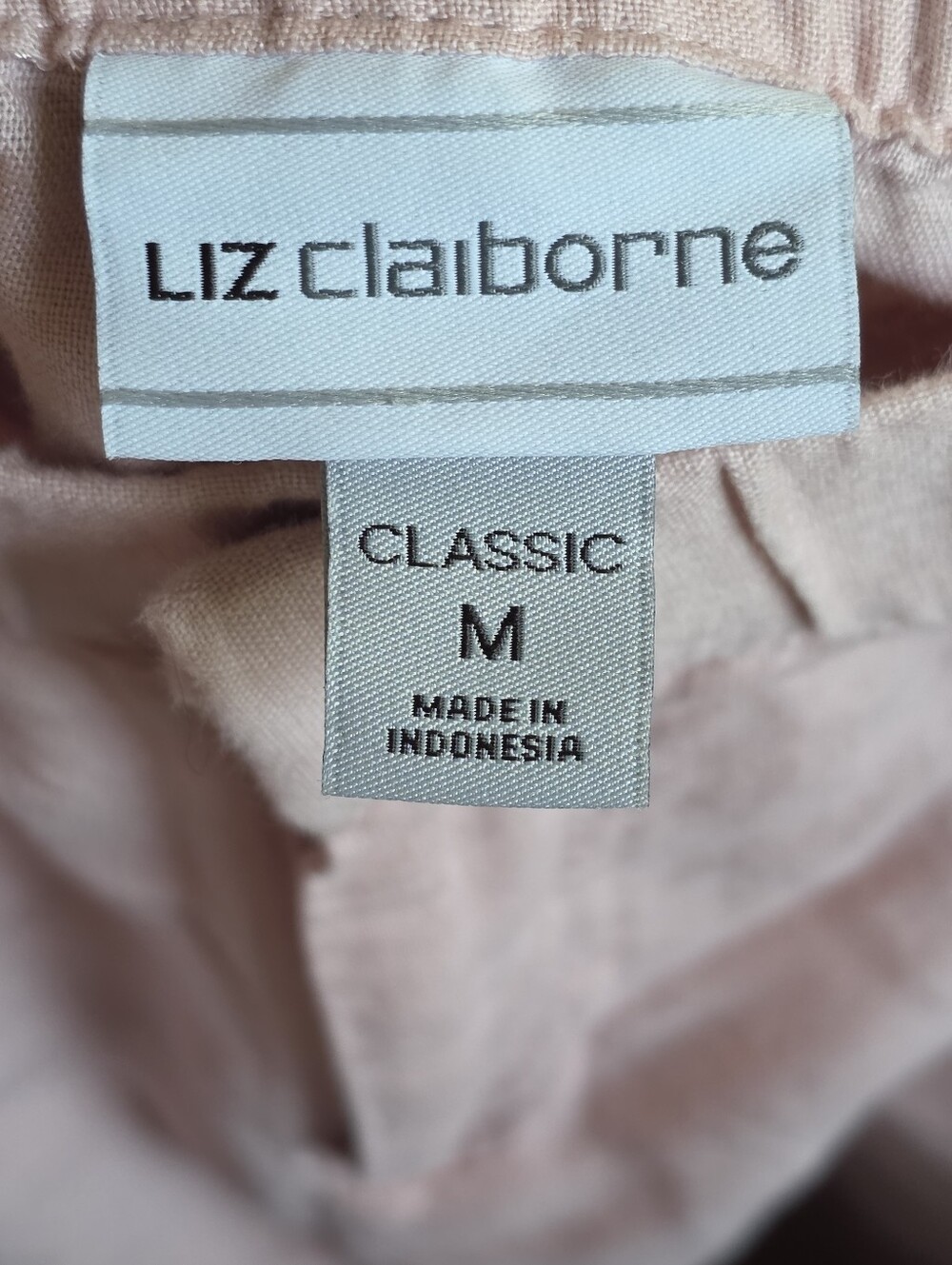 Liz Claiborne Linen-Cotton Capri Pants - Picture 2 of 4